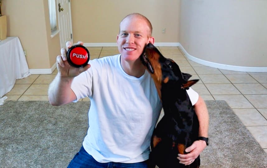 Lots of laughs thanks to this big red button!